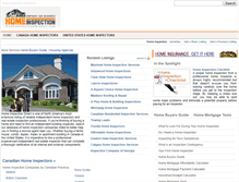 Tablet Screenshot of homeinspectiondirect.com